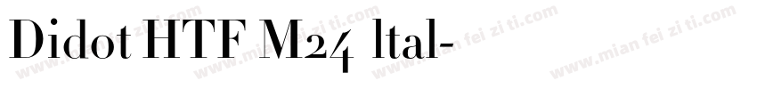 Didot HTF M24  ltal字体转换